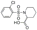 1-[(2-CHLOROPHENYL)SULFONYL]PIPERIDINE-2-CARBOXYLIC ACID Struktur