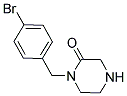 1-(4-BROMOBENZYL)PIPERAZIN-2-ONE Struktur