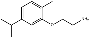 2-(5-ISOPROPYL-2-METHYL-PHENOXY)-ETHYLAMINE Struktur