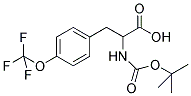 2-TERT-BUTOXYCARBONYLAMINO-3-(4-TRIFLUORO-METHOXY-PHENYL)-PROPIONIC ACID Struktur