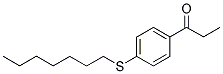 1-[4-(HEPTYLSULFANYL)PHENYL]-1-PROPANONE Struktur