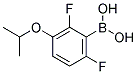 2,6-DIFLUORO-3-ISOPROPOXYPHENYLBORONIC ACID Struktur