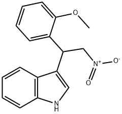 3-[1-(2-METHOXYPHENYL)-2-NITROETHYL]-1H-INDOLE Struktur