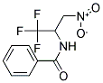 2-BENZOYLAMINO-3,3,3-TRIFLUORO-1-NITROPROPANE Struktur