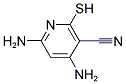 4,6-DIAMINO-2-MERCAPTONICOTINONITRILE Struktur