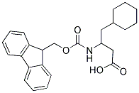 4-CYCLOHEXYL-3-(9H-FLUOREN-9-YLMETHOXYCARBONYL-AMINO)-BUTYRIC ACID Struktur