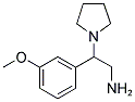 2-(3-METHOXYPHENYL)-2-PYRROLIDIN-1-YLETHANAMINE Struktur