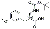 (S)-2-(TERT-BUTOXYCARBONYLAMINO-METHYL)-3-(3-METHOXY-PHENYL)-PROPIONIC ACID Struktur