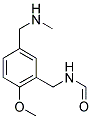 (2-METHOXY-5-[(METHYLAMINO)METHYL]BENZYL)FORMAMIDE Struktur