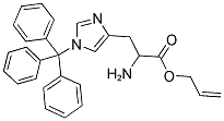 2-AMINO-3-(1-TRITYL-1H-IMIDAZOL-4-YL)-PROPIONIC ACID ALLYL ESTER Struktur