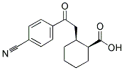 CIS-2-[2-(4-CYANOPHENYL)-2-OXOETHYL]CYCLOHEXANE-1-CARBOXYLIC ACID Struktur