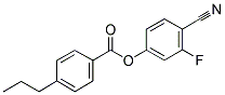 4-CYANO-3-FLUOROPHENYL 4-PROPYLBENZOATE Struktur