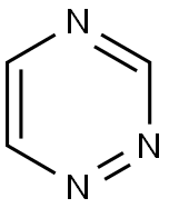 1.2.4-TRIAZINE Struktur