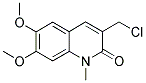 3-CHLOROMETHYL-6,7-DIMETHOXY-1-METHYL-1H-QUINOLIN-2-ONE Struktur