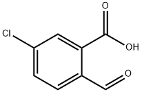 5-CHLORO-2-FORMYL-BENZOIC ACID Struktur