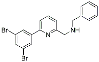 N-BENZYL-1-[6-(3,5-DIBROMOPHENYL)PYRIDIN-2-YL]METHANAMINE Struktur