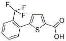 5-[2-(TRIFLUOROMETHYL)PHENYL]-2-THIOPHENECARBOXYLIC ACID Struktur