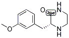 (R)-3-(3-METHOXY-BENZYL)-PIPERAZIN-2-ONE Struktur