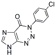 3-(4-CHLOROPHENYL)-3,7-DIHYDRO-4H-IMIDAZO[4,5-D][1,2,3]TRIAZIN-4-ONE Struktur