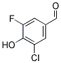 3-CHLORO-5-FLUORO-4-HYDROXYBENZALDEHYDE Struktur