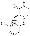 (S)-3-(2,6-DICHLORO-BENZYL)-PIPERAZIN-2-ONE Struktur