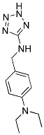 N-(4-(DIETHYLAMINO)BENZYL)-2H-TETRAZOL-5-AMINE Struktur