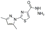 2-(3,5-DIMETHYL-1H-PYRAZOL-1-YL)-1,3-THIAZOLE-4-CARBOHYDRAZIDE Struktur