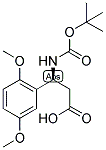 (S)-3-TERT-BUTOXYCARBONYLAMINO-3-(2,5-DIMETHOXY-PHENYL)-PROPIONIC ACID Struktur