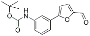 [3-(5-FORMYL-FURAN-2-YL)-PHENYL]-CARBAMIC ACID TERT-BUTYL ESTER Struktur