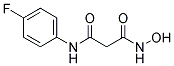 N-(4-FLUOROPHENYL)-N'-HYDROXYMALONAMIDE Struktur