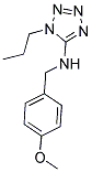 N-(4-METHOXYBENZYL)-1-PROPYL-1H-TETRAZOL-5-AMINE Struktur