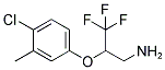 2-(4-CHLORO-3-METHYL-PHENOXY)-3,3,3-TRIFLUORO-PROPYLAMINE Struktur