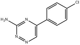 5-(4-CHLORO-PHENYL)-[1,2,4]TRIAZIN-3-YLAMINE Struktur