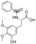 N-BENZOYL-3-HYDROXY-4,5-DIMETHOXYPHENYLALANINE Struktur