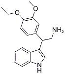 2-(4-ETHOXY-3-METHOXYPHENYL)-2-(1H-INDOL-3-YL)ETHANAMINE Struktur