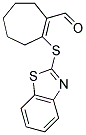 2-(1,3-BENZOTHIAZOL-2-YLTHIO)CYCLOHEPT-1-ENE-1-CARBALDEHYDE Struktur