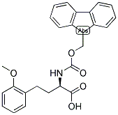 (R)-2-(9H-FLUOREN-9-YLMETHOXYCARBONYLAMINO)-4-(2-METHOXY-PHENYL)-BUTYRIC ACID Struktur