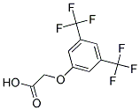 [3,5-BIS(TRIFLUOROMETHYL)PHENOXY]ACETIC ACID Struktur