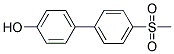 4'-(METHYLSULFONYL)[1,1'-BIPHENYL]-4-OL Struktur