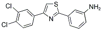 3-[4-(3,4-DICHLORO-PHENYL)-THIAZOL-2-YL]-PHENYLAMINE Struktur