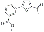 METHYL 3-(5-ACETYL-2-THIENYL)BENZOATE Struktur