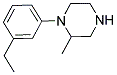 1-(3-ETHYLPHENYL)-2-METHYLPIPERAZINE Struktur