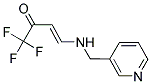 1,1,1-TRIFLUORO-4-[(PYRIDIN-3-YLMETHYL)-AMINO]-BUT-3-EN-2-ONE Struktur