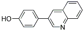 4-QUINOLIN-3-YLPHENOL Struktur