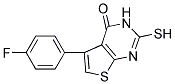 5-(4-FLUOROPHENYL)-2-MERCAPTOTHIENO[2,3-D]PYRIMIDIN-4(3H)-ONE Struktur