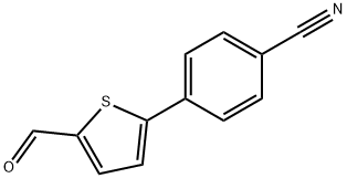 4-(5-FORMYL-THIOPHEN-2-YL)-BENZONITRILE Struktur