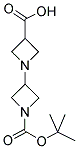 [1,3']BIAZETIDINYL-3,1'-DICARBOXYLIC ACID 1'-TERT-BUTYL ESTER Struktur