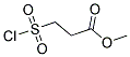 METHYL 3-(CHLOROSULFONYL)PROPANOATE Struktur