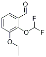 2-(DIFLUOROMETHOXY)-3-ETHOXYBENZALDEHYDE Struktur