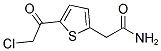 2-[5-(CHLOROACETYL)THIEN-2-YL]ACETAMIDE Struktur